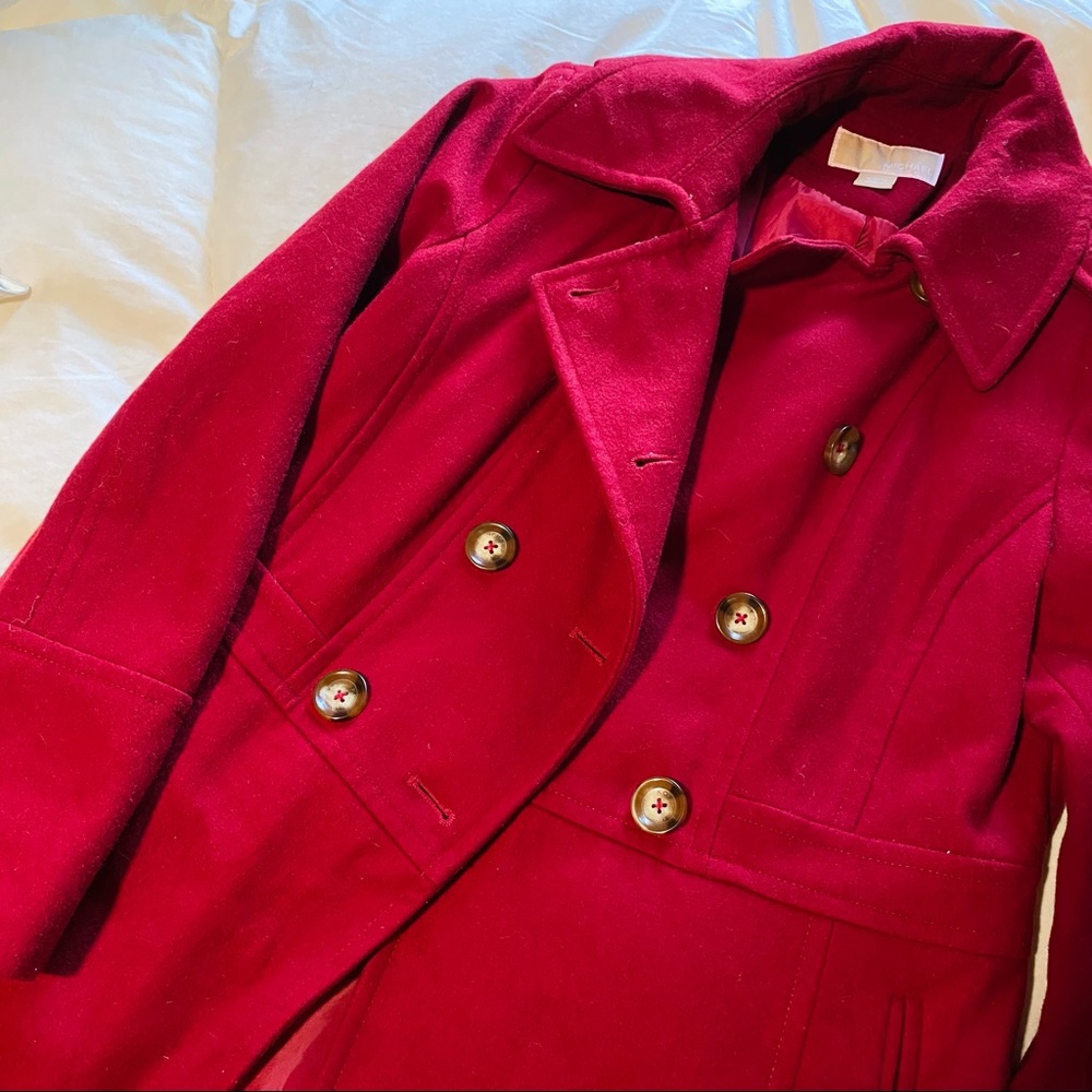 Michael Kors - Medium Red Peacoat